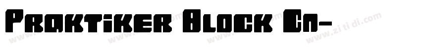 Praktiker Block Cn字体转换